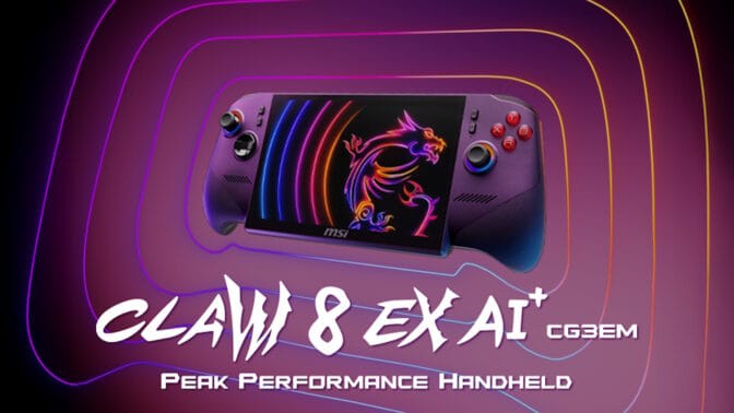 Claw 8 EX AI+ tuo uusia grafiikkaominaisuuksia käsikonsoliluokkaan